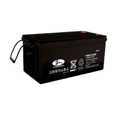batería sin necesidad de mantenimiento del gel de la batería de plomo 12v 200ah de 59.5kg 60A 1600A para la luz de calle